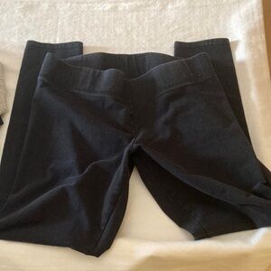 Aerie mid pants stretch black size M short